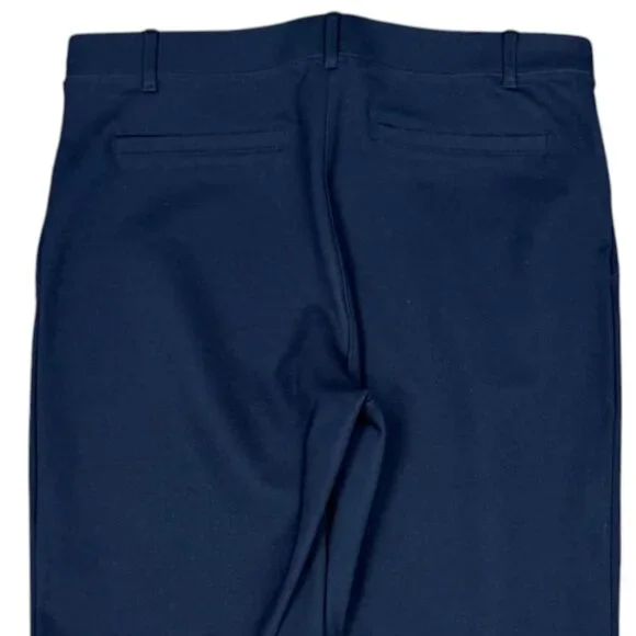 QUINCE Women's Ultra-Stretch Ponte Bootcut Pants Navy 32" Inseam | Size M - Picture 8 of 11